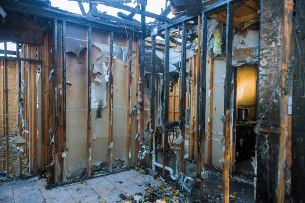 Professional Fire Damage Removal technician working in Laveen, AZ